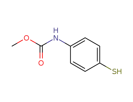 Molecular Structure of 118364-67-3 (Carbamic acid, (4-mercaptophenyl)-, methyl ester)