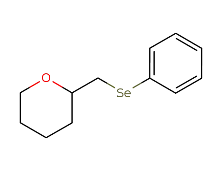Molecular Structure of 75526-73-7 (2H-Pyran, tetrahydro-2-[(phenylseleno)methyl]-)