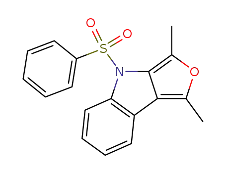 1,3-dimethyl-4-(phenylsulfonyl)-4H-furo[3,4-b]indole