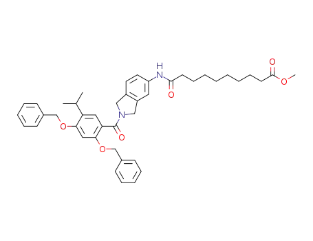 methyl 10-((2-(2,4-bis(benzyloxy)-5-isopropylbenzoyl)isoindolin-5-yl) amino)-10-oxodecanoate