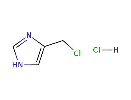 Molecular Structure of 38585-61-4 (4-(Chloromethyl)-1H-imidazole hydrochloride)