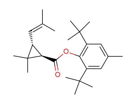 2,6-di-tert-butyl-4-methylphenyl trans-2-(2-methyl-1-propenyl)-3,3-dimethylcyclopropanecarboxylate