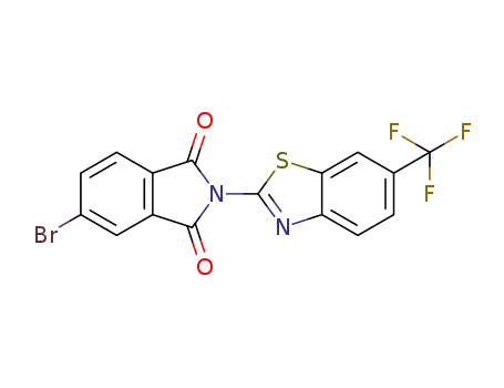 5-bromo-2-(6-(trifluoromethyl)benzo[d]thiazol-2-yl)isoindolin-1,3-dione