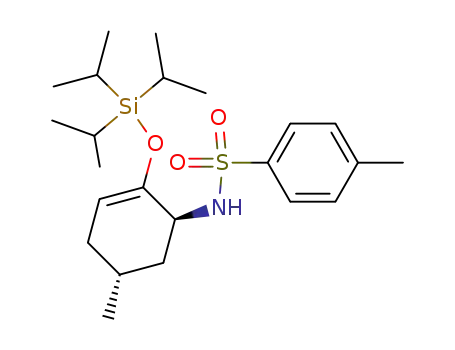 trans-6-(4-methylphenylsulfonyl)amino-4-methyl-1-triisopropyl-silyl(oxy)-cyclohex-1-ene