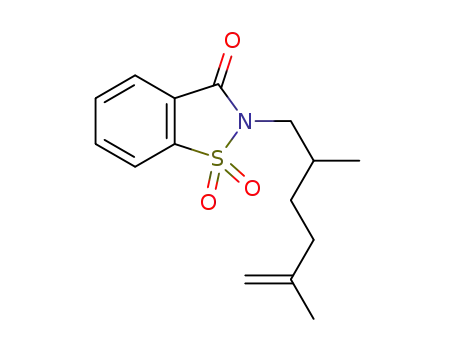 2-(2,5-dimethylhex-5-en-1-yl)benzo[d]isothiazol-3(2H)-one 1,1-dioxide