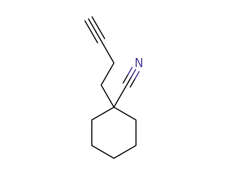 1-(but-3-yn-1-yl)cyclohexane-1-carbonitrile