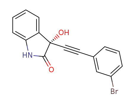 (S)-3-((3-bromophenyl)ethynyl)-3-hydroxyindolin-2-one