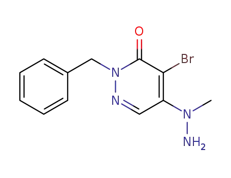 2-Benzyl-4-bromo-5-(N-methyl-hydrazino)-2H-pyridazin-3-one