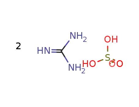 Molecular Structure of 594-14-9 (Guanidine sulfate)