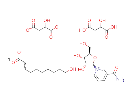 C4H5O5(1-)*C4H6O5*(x)C10H17O3(1-)*C11H15N2O5(1+)