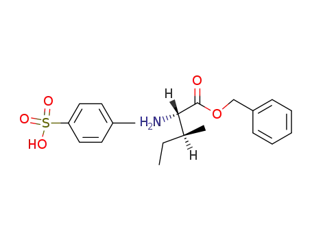 Molecular Structure of 16652-75-8 (L-Isoleucine benzyl ester 4-toluenesulphonate)