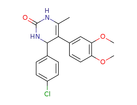 4-(4-chlorophenyl)-5-(3,4-dimethoxyphenyl)-6-methyl-3,4-dihydropyrimidin-2(1H)-one