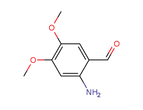 Molecular Structure of 22608-87-3 (2-Amino-4,5-dimethoxy-benzaldehyde)