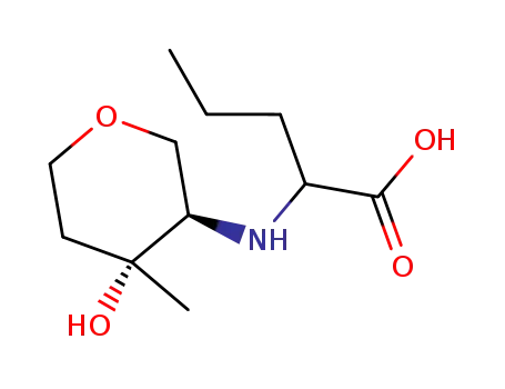 2-((3R,4R)-4-Hydroxy-4-methyl-tetrahydro-pyran-3-ylamino)-pentanoic acid