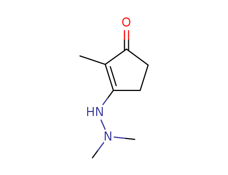 2-Cyclopenten-1-one, 3-(2,2-dimethylhydrazino)-2-methyl-