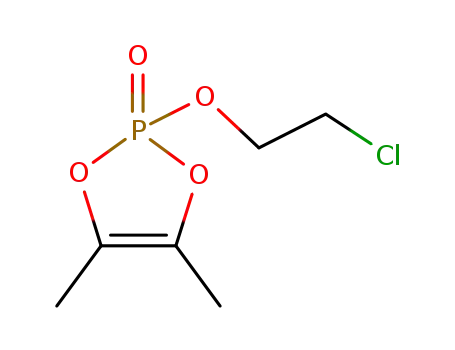 2-(β-Chloroaethoxi)-2-oxo-4,5-dimethyl-1,3,2λ5-dioxaphospholen
