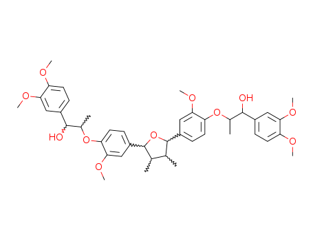 Benzenemethanol, a,a'-[[(2S,3R,4R,5S)-tetrahydro-3,4-dimethyl-2,5-furandiyl]bis[(2-methoxy-4,1-phenylene)oxy-(1R)-ethylidene]]bis[3,4-dimethoxy-,(aR,a'R)-                                              