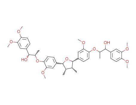 Benzenemethanol, a,a'-[[(2S,3R,4R,5S)-tetrahydro-3,4-dimethyl-2,5-furandiyl]bis[(2-methoxy-4,1-phenylene)oxy-(1R)-ethylidene]]bis[3,4-dimethoxy-,(aR,a'R)-                                              