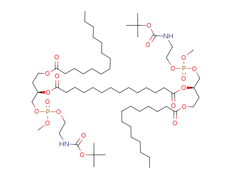 Tetradecanedioic acid bis-{(R)-1-[(2-tert-butoxycarbonylamino-ethoxy)-methoxy-phosphoryloxymethyl]-3-tetradecanoyloxy-propyl} ester