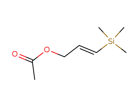 Molecular Structure of 86422-21-1 (2-Propen-1-ol, 3-(trimethylsilyl)-, acetate, (2E)-)