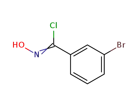 3-bromo-N-hydroxybenzimidoyl chloride
