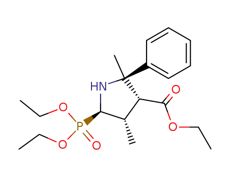 (2R,3R,4S,5R)-5-(Diethoxy-phosphoryl)-2,4-dimethyl-2-phenyl-pyrrolidine-3-carboxylic acid ethyl ester
