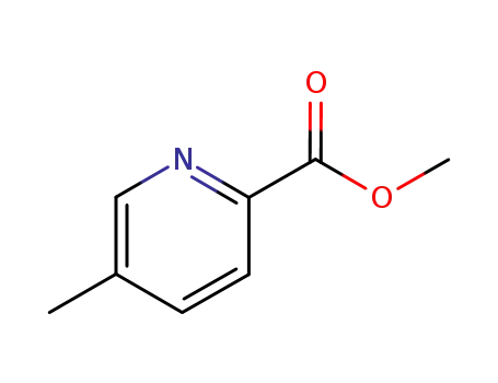 Molecular Structure of 29681-38-7 (2-Pyridinecarboxylicacid,5-methyl-,methylester(9CI))