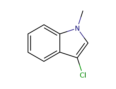 Molecular Structure of 124589-41-9 (3-chloro-1-methyl-1H-indole)