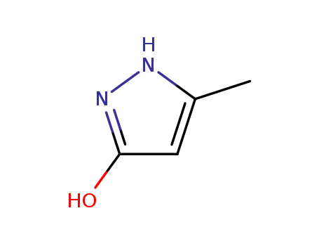 Molecular Structure of 4344-87-0 (3-Methyl-3-pyrazolin-5-one)
