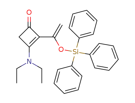 3-Diethylamino-2-<1-(triphenylsiloxy)vinyl>-2-cyclobuten-1-on