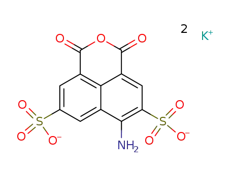 1H,3H-Naphtho[1,8-cd]pyran-5,8-disulfonicacid, 6-amino-1,3-dioxo-, potassium salt (1:2)