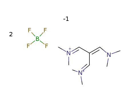 2-dimethylaminomethylene-1,3-bis(dimethylimmonio)propane bistetrafluoroborate