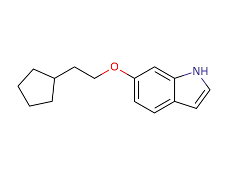 6-(2-cyclopentylethoxy)indole