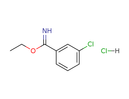 Benzenecarboximidic acid, 3-chloro-, ethyl ester, hydrochloride