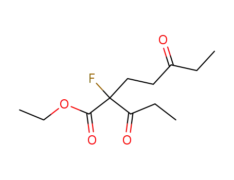 2-Fluoro-5-oxo-2-propionyl-heptanoic acid ethyl ester