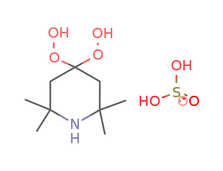 2,2,6,6-Tetramethyl-4,4-bis(hydroperoxy)piperidinium-sulfat