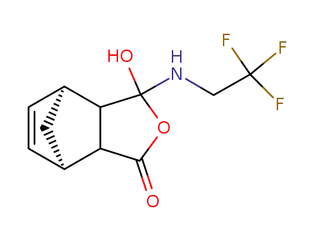 (1R,7S)-5-Hydroxy-5-(2,2,2-trifluoro-ethylamino)-4-oxa-tricyclo[5.2.1.02,6]dec-8-en-3-one