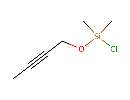 Molecular Structure of 143887-59-6 (Silane, (2-butynyloxy)chlorodimethyl-)