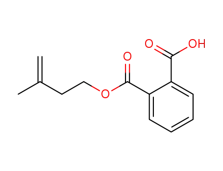 Molecular Structure of 113793-37-6 (1,2-Benzenedicarboxylic acid, mono(3-methyl-3-butenyl) ester)