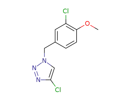 1-(3-chloro-4-methoxybenzyl)-4-chloro-1,2,3-triazole