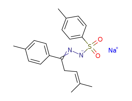 sodium salt of 1-(p-tolyl)-4-methyl-3-penten-1-one N-tosylhydrazone