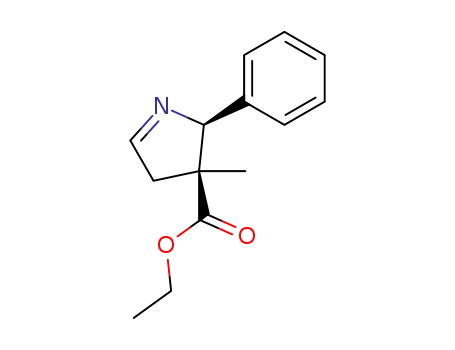 (2S,3S)-3-Methyl-2-phenyl-3,4-dihydro-2H-pyrrole-3-carboxylic acid ethyl ester