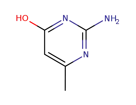 Molecular Structure of 3977-29-5 (2-Amino-6-methyl-4-pyrimidinol)