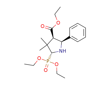 (2S,3R,5R)-5-(Diethoxy-phosphoryl)-4,4-dimethyl-2-phenyl-pyrrolidine-3-carboxylic acid ethyl ester