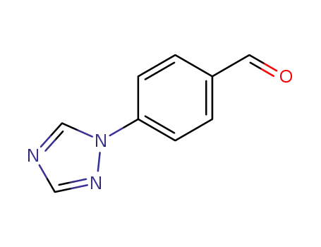 Molecular Structure of 27996-86-7 (4-(1H-1,2,4-TRIAZOL-1-YL)BENZALDEHYDE)