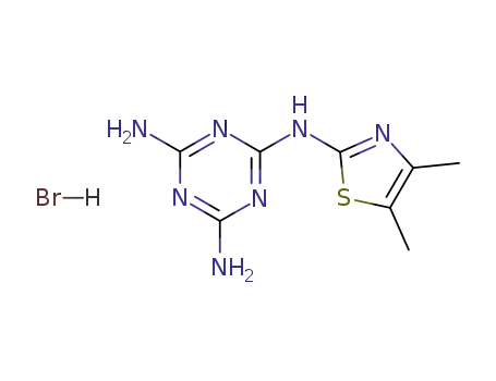 2,4-Diamino-6-(4,5-dimethyl-thiazol-2-yl-amino)-1,3,5-triazinhydrobromid
