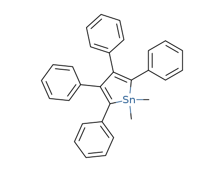 1,1-dimethyl-2,3,4,5-tetraphenyl-stannole cas  20195-60-2