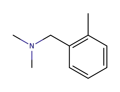 Molecular Structure of 4525-48-8 (2-Methylbenzyldimethylamine)