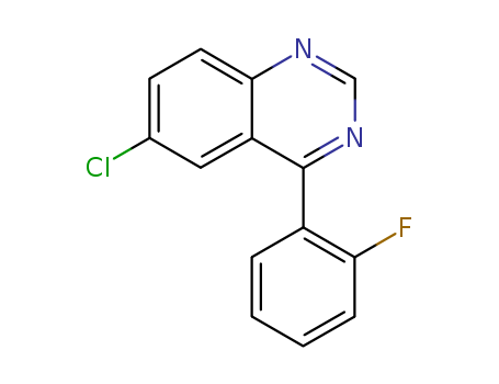 6-Chloro-4-(2-fluorophenyl)quinazoline
