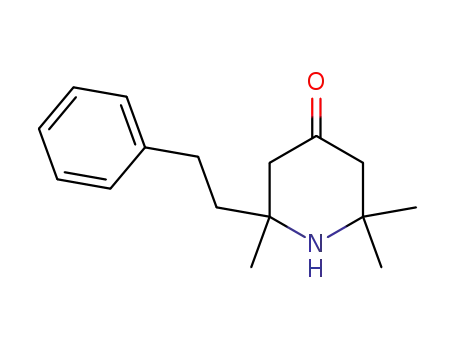 2,2,6-Trimethyl-6-phenethyl-piperidin-4-one
